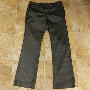 Gray Plaid New York & Company Slacks